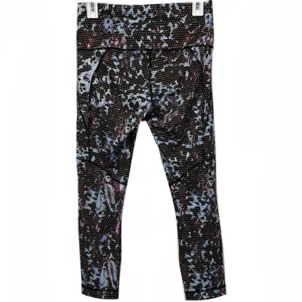 LuLuLemon All Sport Crop Floral Printed Leggings